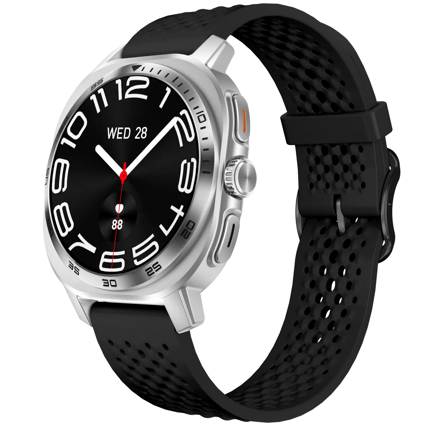 Smartwatch Esportivo Tela AMOLED 1.43" Papel de Parede Personalizado Chamadas Sem Fio Alertas Unissex