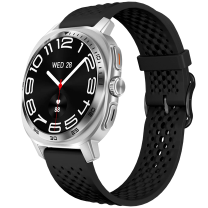 Smartwatch Esportivo Tela AMOLED 1.43" Papel de Parede Personalizado Chamadas Sem Fio Alertas Unissex