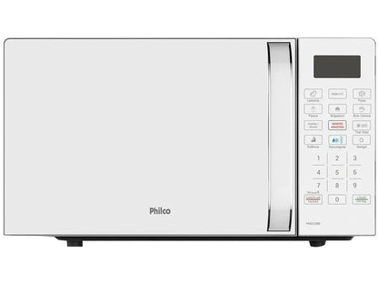 Micro-ondas Philco 20L Multifunção Easy Clean PMO23BB Branco 220V