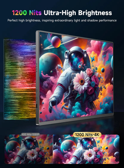 Monitor Portátil UPERFECT 4K 16" - Tela Extra Premium