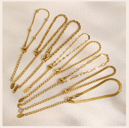 Pulseira Feminina Aço Inoxidável Empilhável Antialérgica