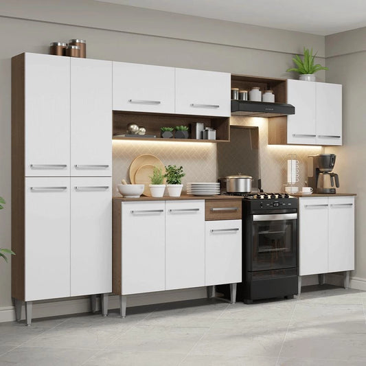 Armário de Cozinha Completa 293cm Emilly Madesa